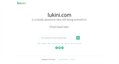 Desktop Screenshot of lukini.com